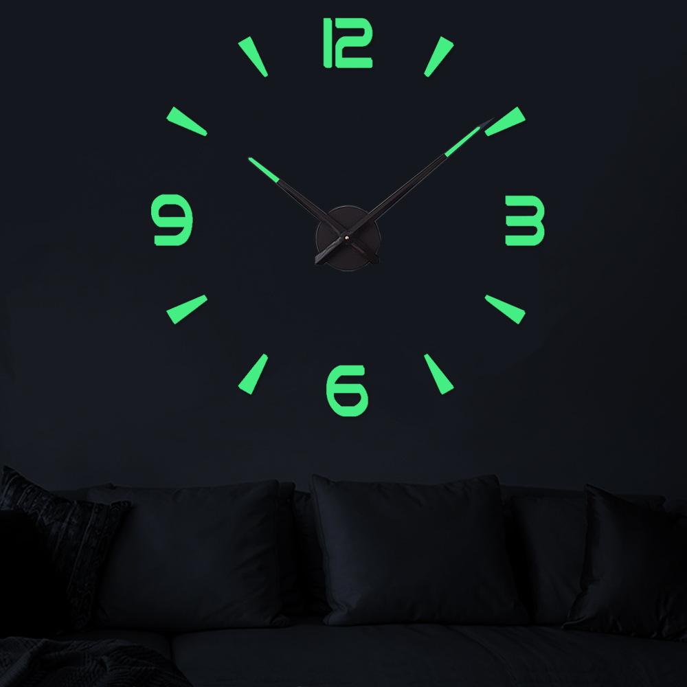 3D Diy Removable Acrylic Mirror Wall Clock 03 3D Diy Removable Acrylic Mirror Wall Clock